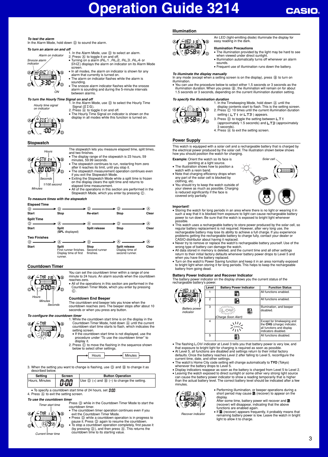 Page 3 of 5 - Casio Casio-Ws210H-1Av-Operation-Manual- QW-3214  Casio-ws210h-1av-operation-manual