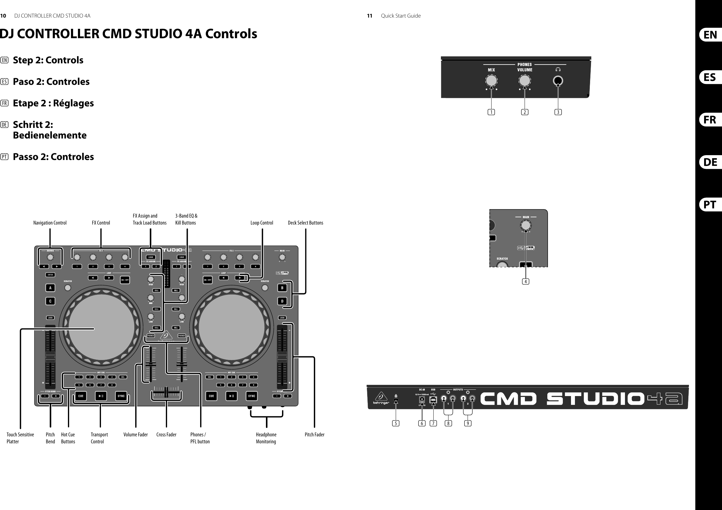 Page 6 of 11 - Behringer Behringer-Cmd-Studio-4A-Quick-Start-Manual- DJ CONTROLLER CMD STUDIO 4A  Behringer-cmd-studio-4a-quick-start-manual