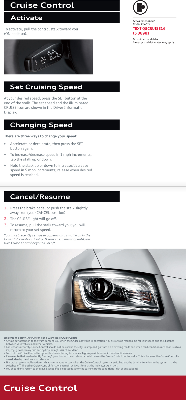 Page 5 of 10 - 2016-Audi-Q5-quick-start-guide