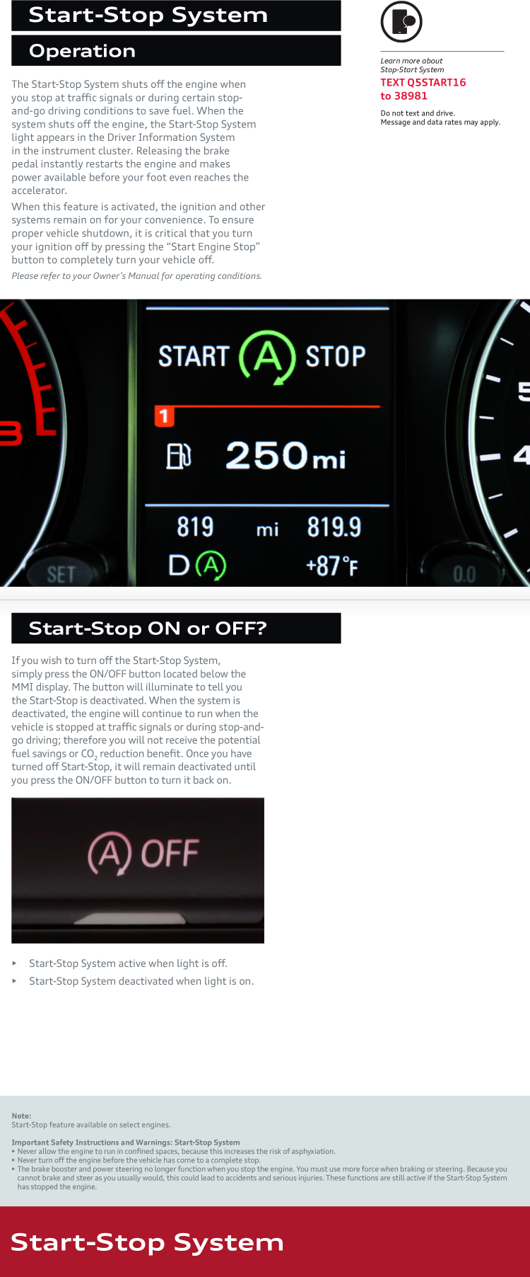 Page 6 of 10 - 2016-Audi-Q5-quick-start-guide